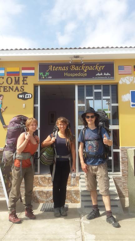 パラカス Atenas Backpacker Hospedajeホステル エクステリア 写真